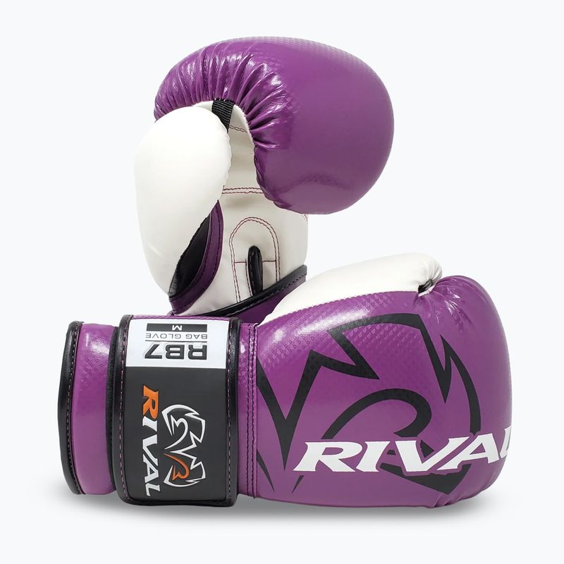 Rival RB7 Fitness Plus Bag guantoni da boxe viola/bianco 3