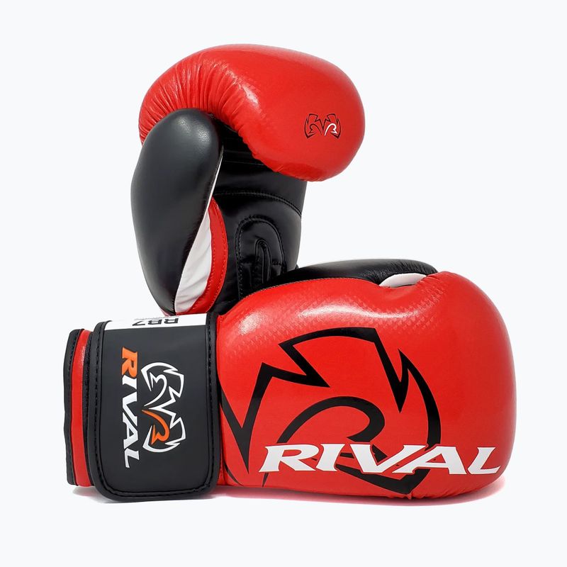 Rival RB7 Fitness Plus Bag guantoni da boxe rosso/nero 3