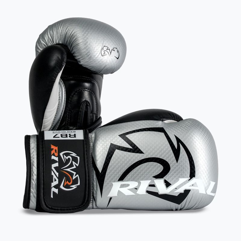 Guantoni da boxe Rival RB7 Fitness Plus Bag silver/black 2