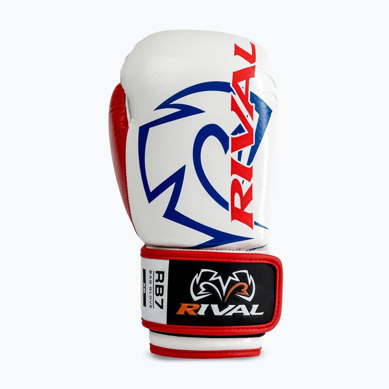 Guantoni da boxe Rival RB7 Fitness Plus Bag white/blue 3