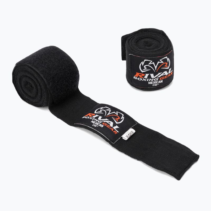 Bende da boxe Rival Mexican Handwraps Black