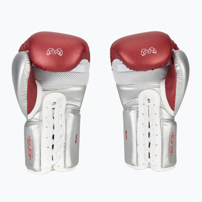 Guantoni da boxe Rival RS100 Professional red/silver 3