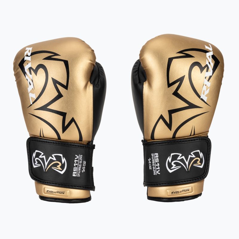 Guantoni da boxe Rival RS11V Evolution gold 2