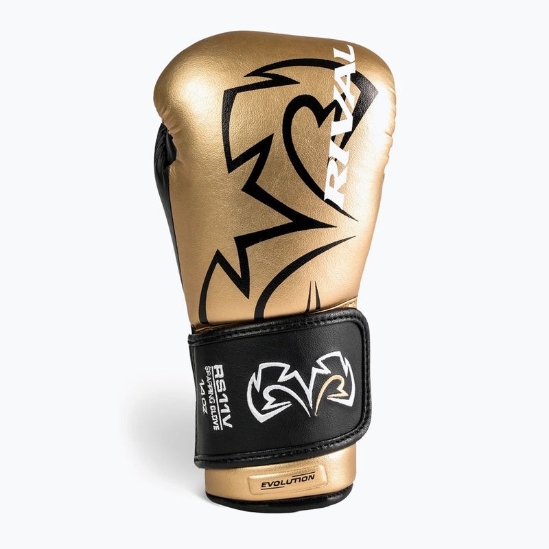 Guantoni da boxe Rival RS11V Evolution gold 3