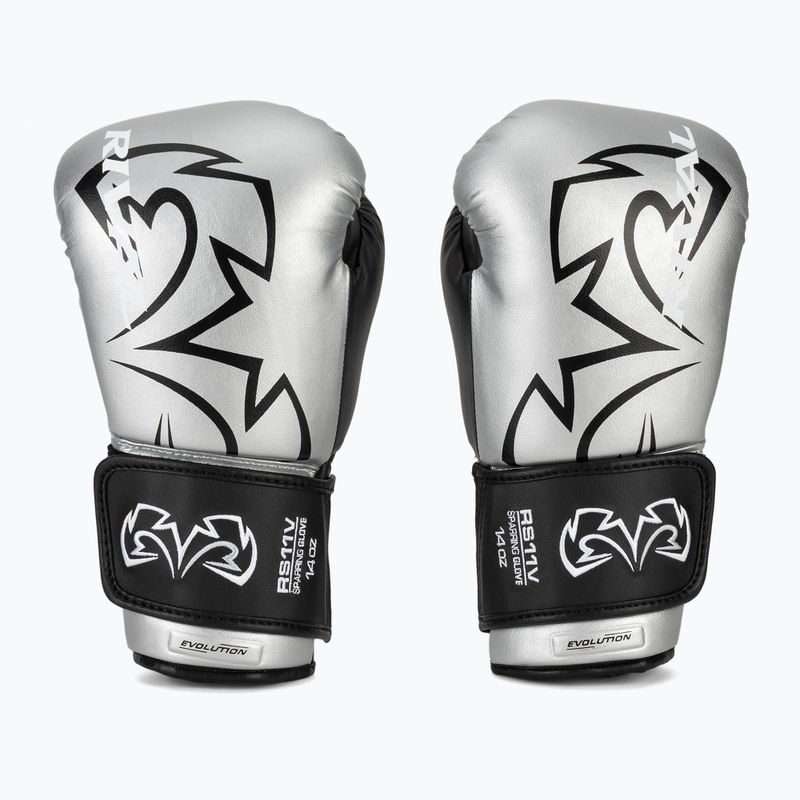 Guantoni da boxe Rival RS11V Evolution argento 2