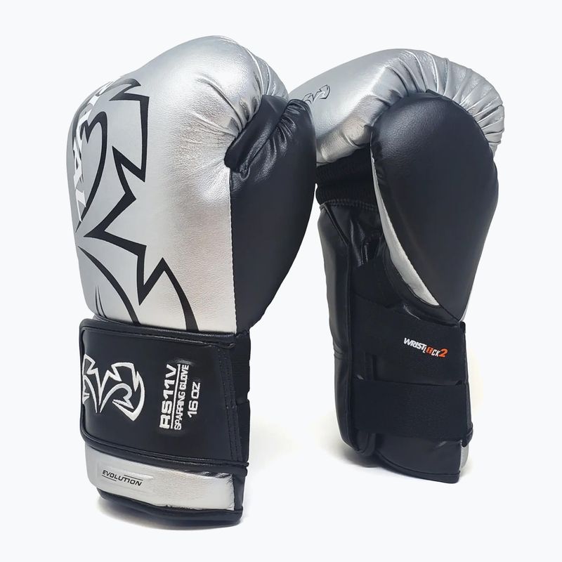 Guantoni da boxe Rival RS11V Evolution argento 2