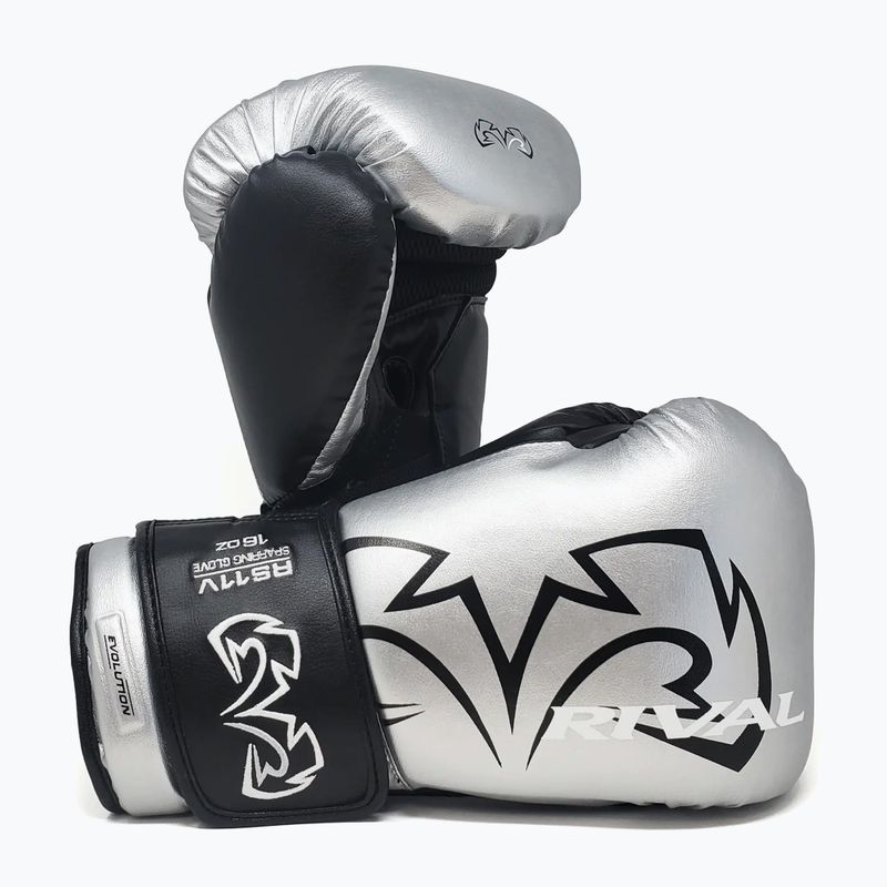 Guantoni da boxe Rival RS11V Evolution argento 3