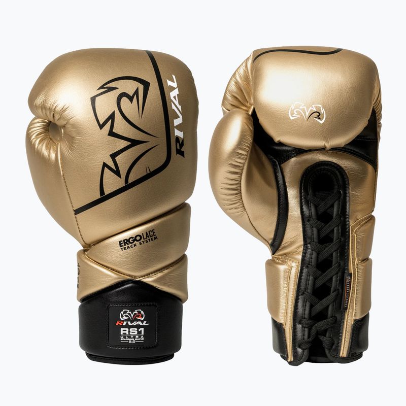 Guantoni da boxe Rival RS1 Ultra Sparring 2.0 gold