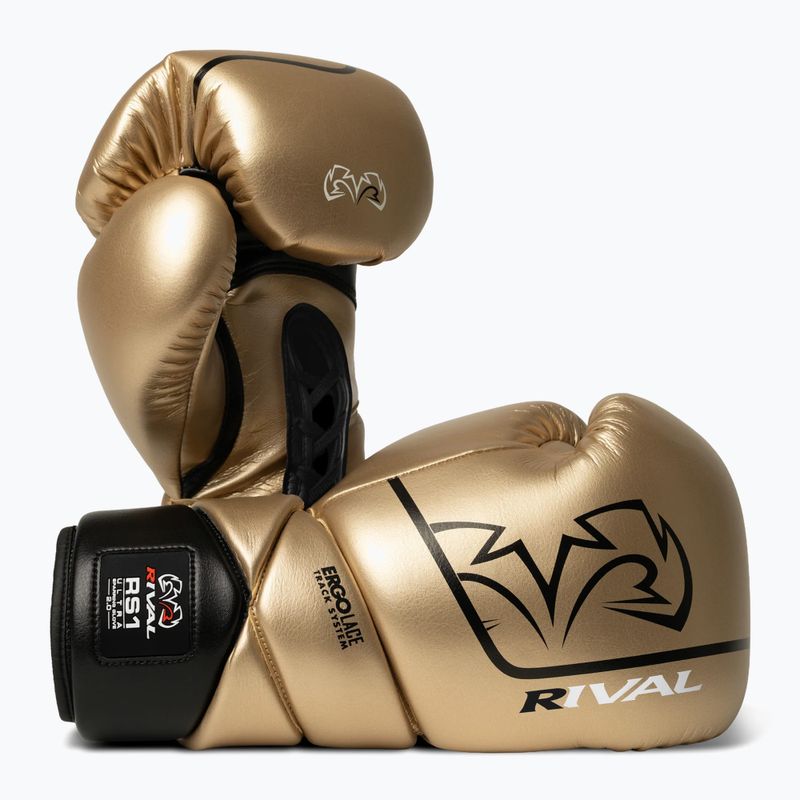 Guantoni da boxe Rival RS1 Ultra Sparring 2.0 gold 3