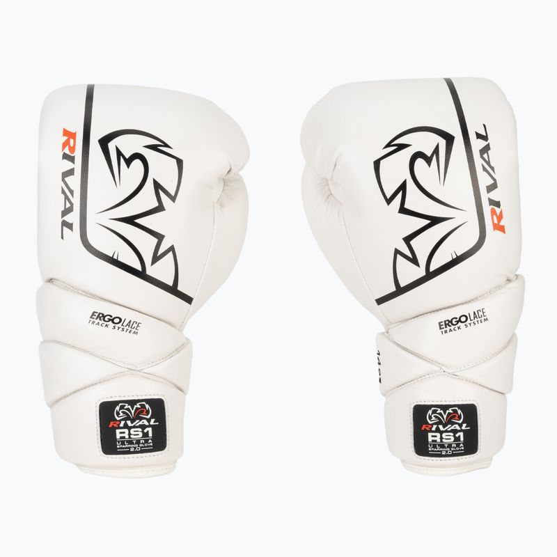 Guantoni da boxe Rival RS1 Ultra Sparring 2.0 white 2