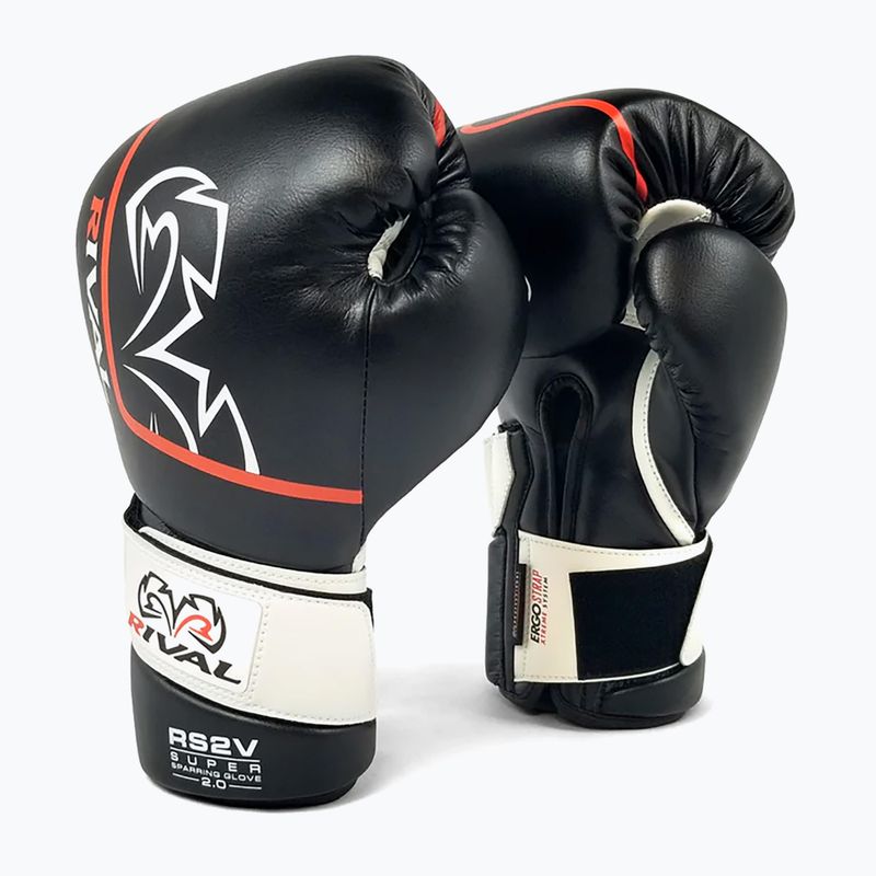 Guanti da boxe Rival Super Sparring 2.0 nero 6