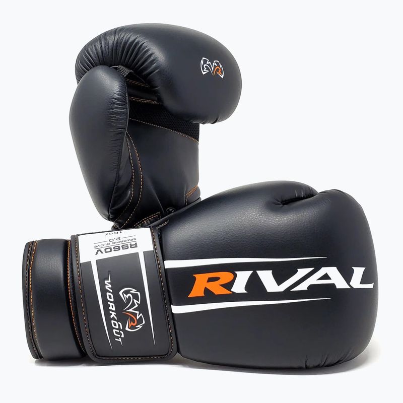 Guantoni da boxe Rival RS60V Workout Sparring Gloves 2.0 black 3