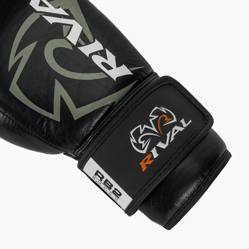 Guanti da boxe Rival RB2 Super Bag 2.0 nero 6