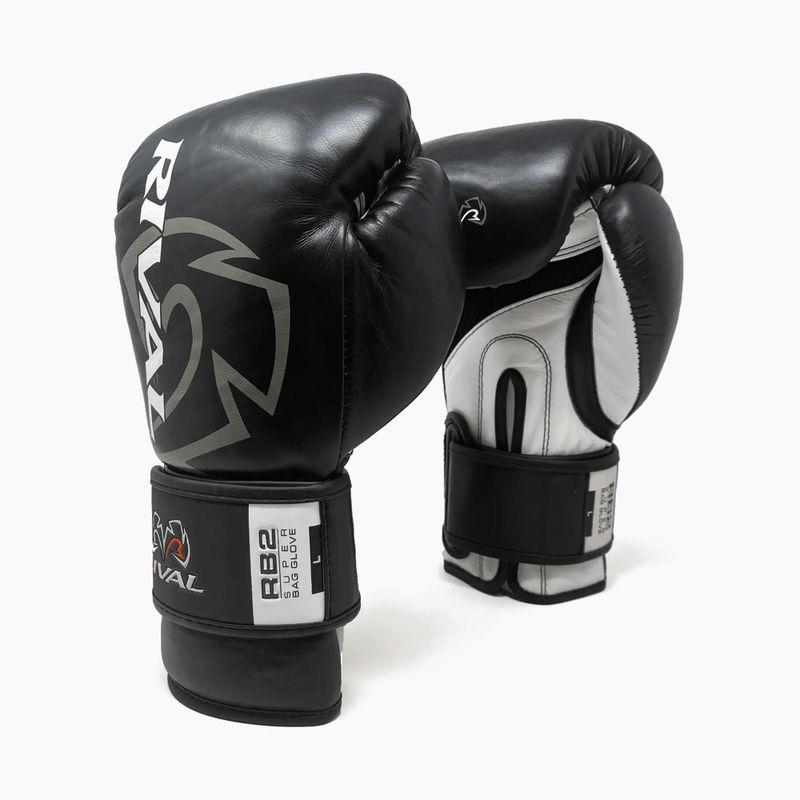 Guanti da boxe Rival RB2 Super Bag 2.0 nero 2