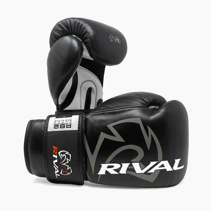 Guanti da boxe Rival RB2 Super Bag 2.0 nero 3