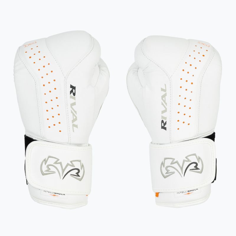 Rival RB10 Intelli-Shock Bag guantoni da boxe bianchi 2