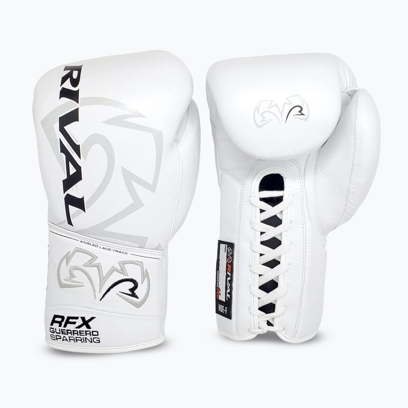Rival RFX-Guerrero Sparring-SF-H guantoni da boxe bianchi