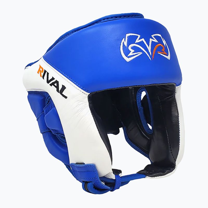 Rival Casco da boxe da competizione amatoriale copricapo blu/bianco 6
