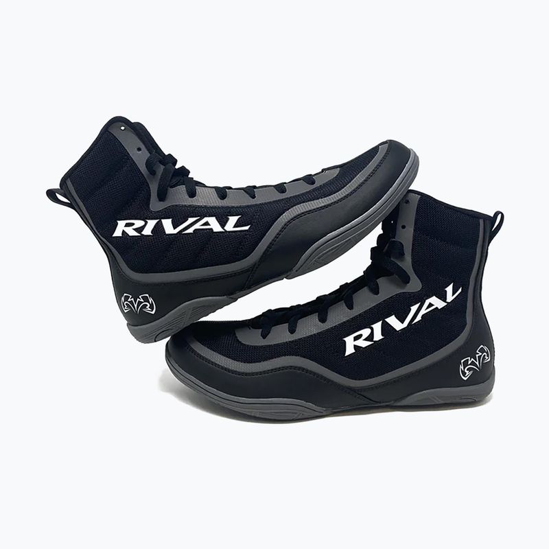 Stivali da boxe Rival RSX-Prospect nero/grigio 14