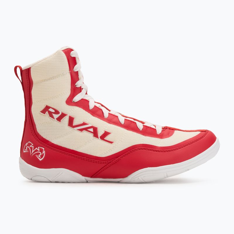 Scarpe da boxe Rival RSX-Prospect bianco/rosso 2