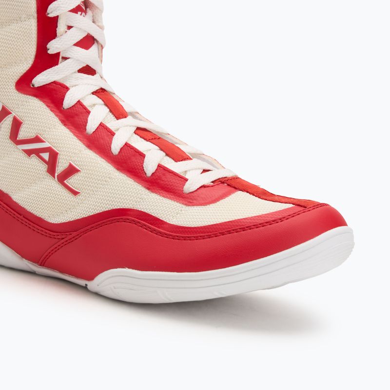 Scarpe da boxe Rival RSX-Prospect bianco/rosso 7
