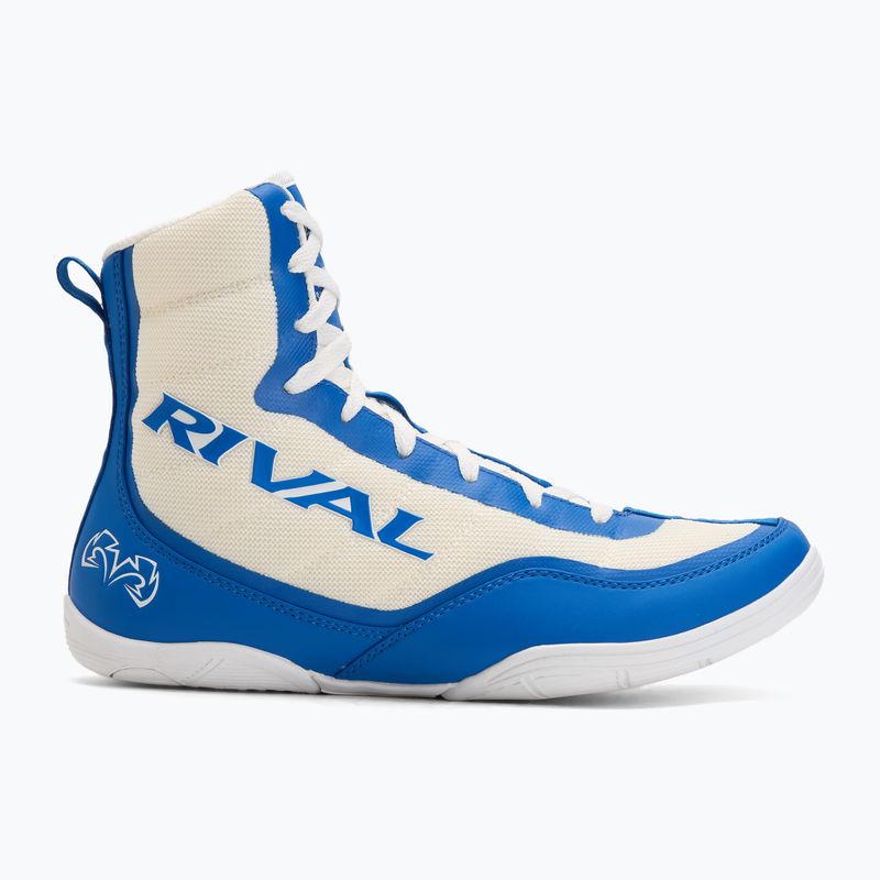 Scarpe da boxe Rival RSX-Prospect bianco/blu 2