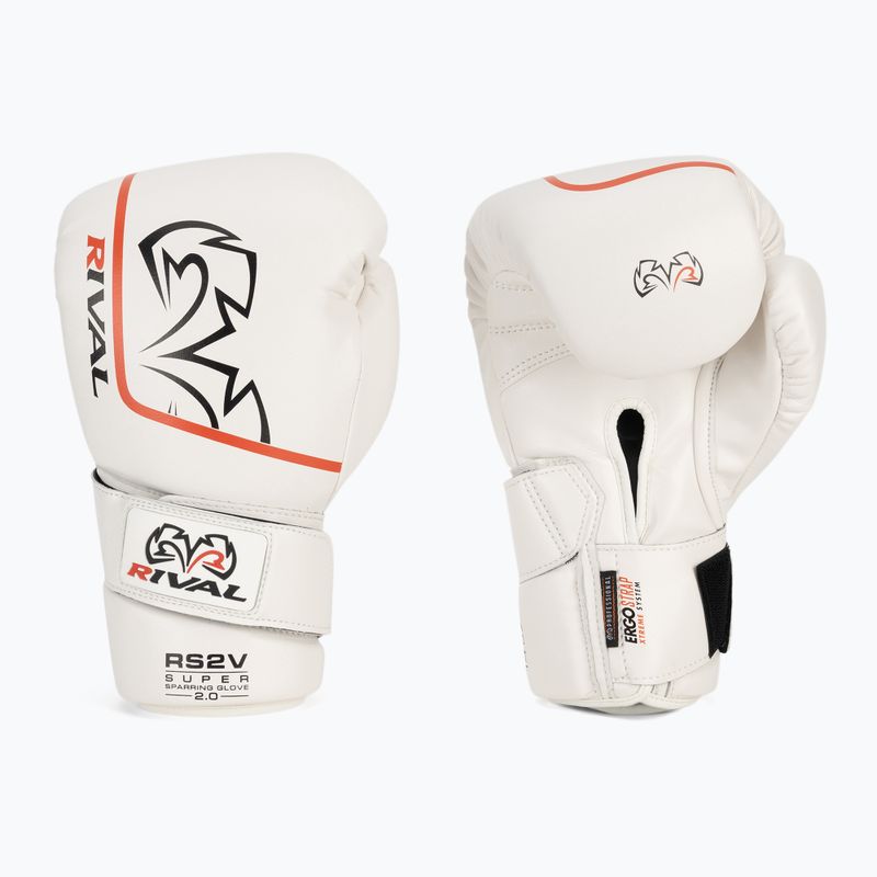 Guantoni da boxe Rival Super Sparring 2.0 white
