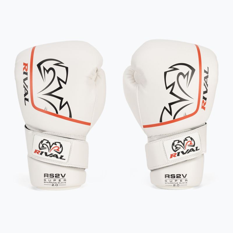 Guantoni da boxe Rival Super Sparring 2.0 white 2