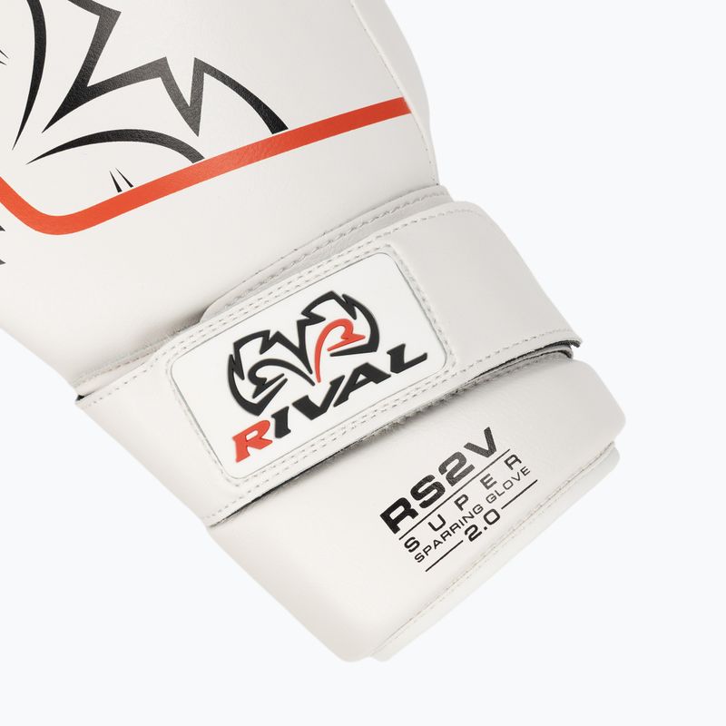 Guantoni da boxe Rival Super Sparring 2.0 white 6