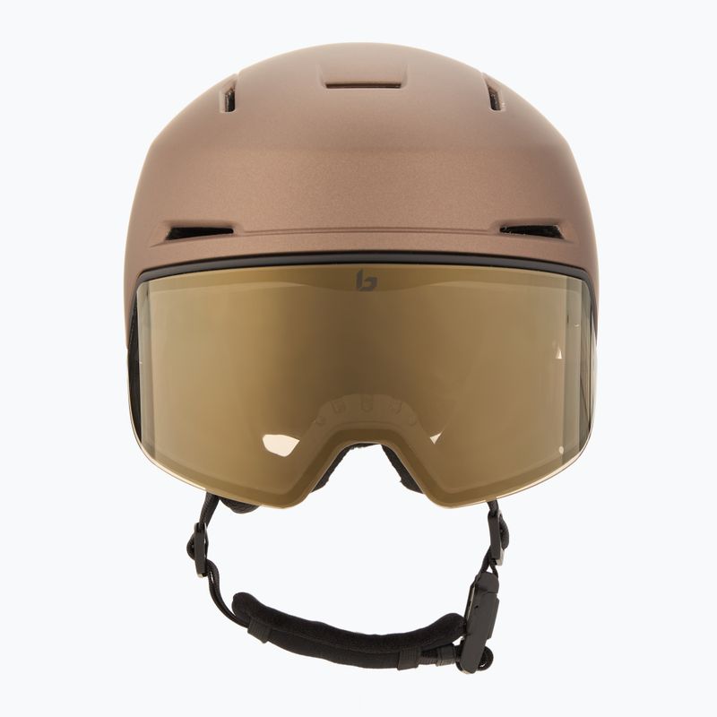 Casco da sci Bollé X-Fusion nero tungsteno opaco/fotocromatico oro 2