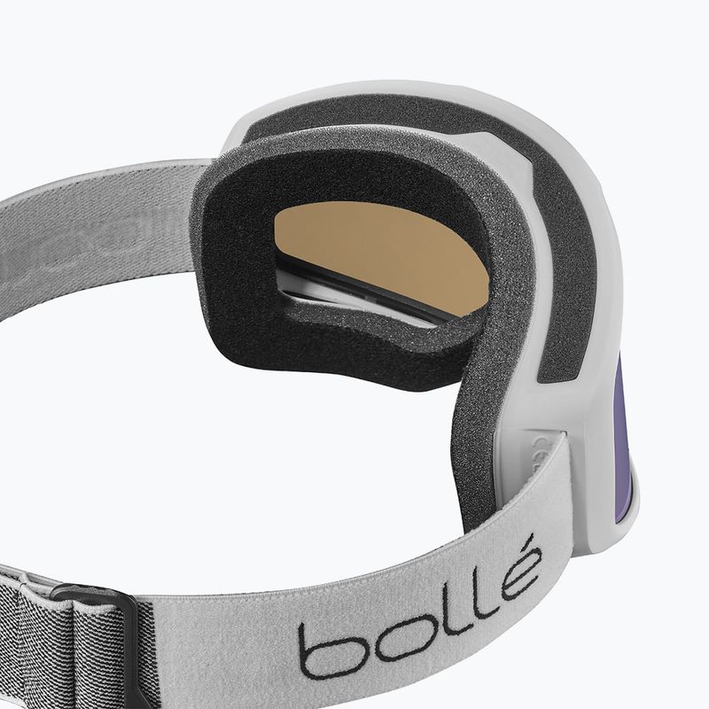 Occhiali da sci Bollé Bedrock Plus bianco opaco/bronzo blu 6