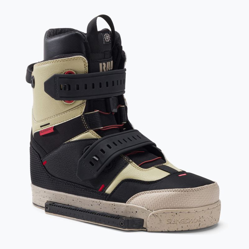 Attacchi da wakeboard Slingshot RAD nero/giallo/beige