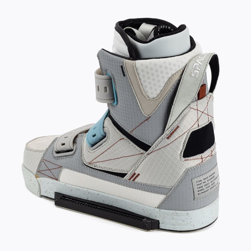 Attacchi da wakeboard Slingshot Space Mob grigio/bianco/nero 2