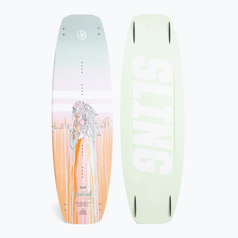 Slingshot Contrast wakeboard arancio/verde