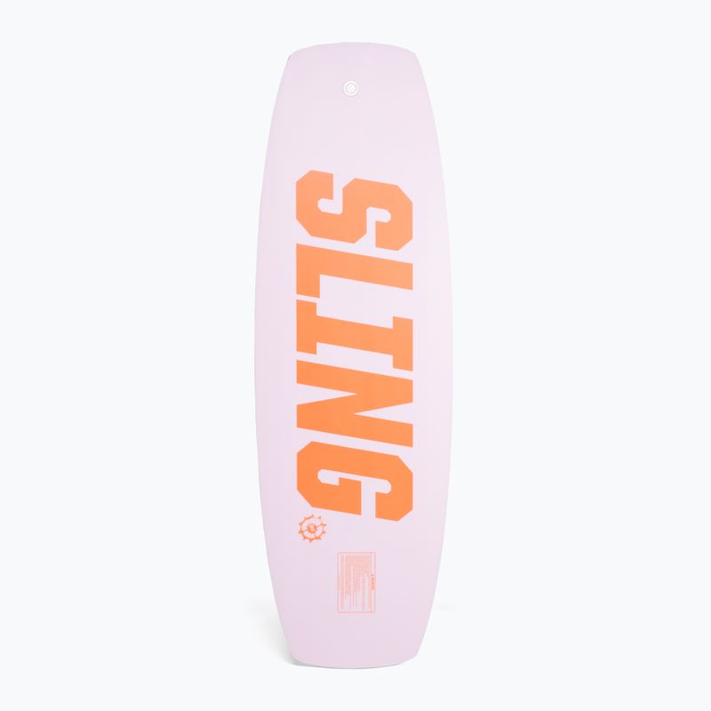 Slingshot Copycat wakeboard bianco/rosa/arancione 4