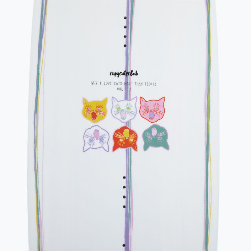 Slingshot Copycat wakeboard bianco/rosa/arancione 5