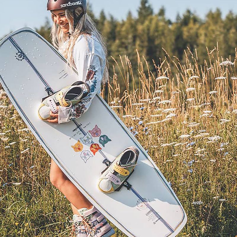 Slingshot Copycat wakeboard bianco/rosa/arancione 6