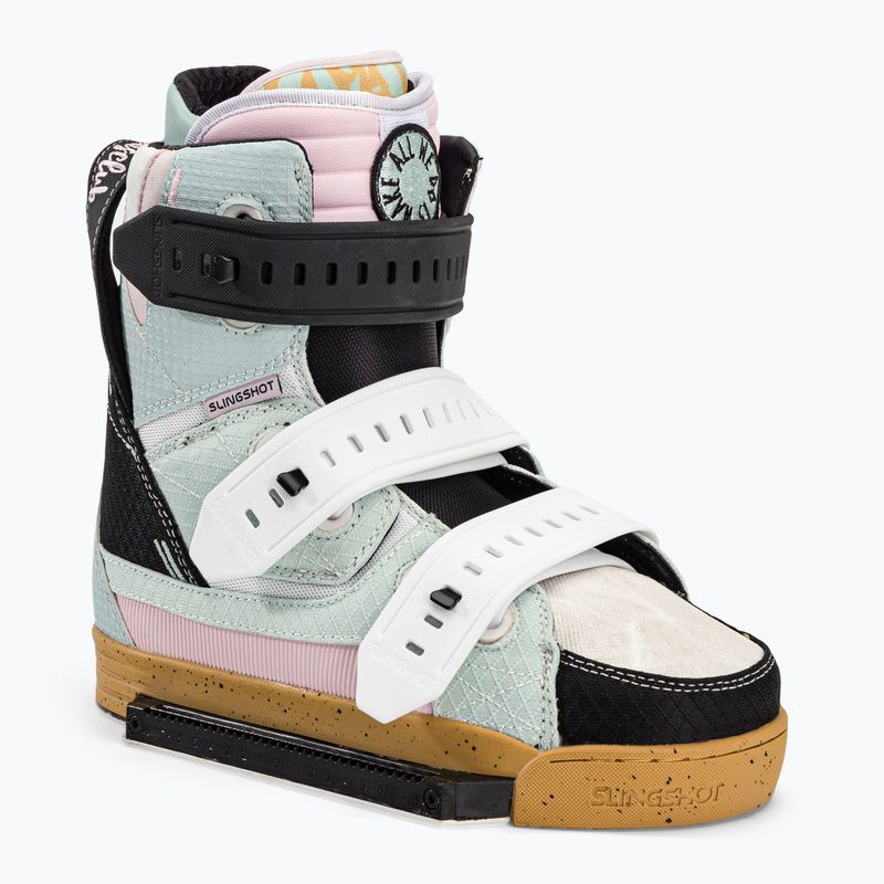Attacchi wakeboard da donna Slingshot Copycat 2023 blu/bianco/nero