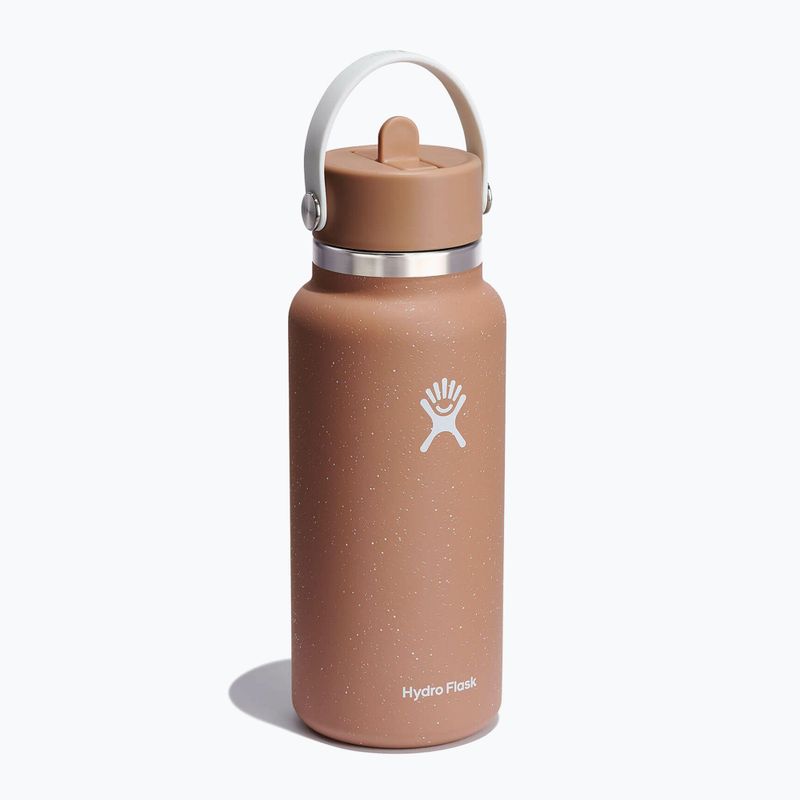 Bottiglia da viaggio Hydro Flask Wide Flex Straw Cap 945 ml sabbiosa 2