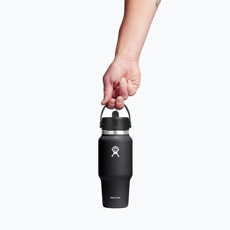 Borraccia termica Hydro Flask Wide Flex Travel 710 ml nera 3