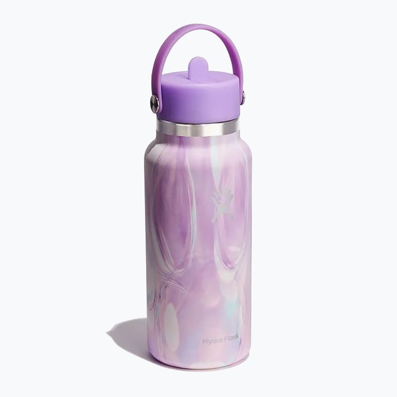 Hydro Flask Wide Flex Straw Cap Jelly 945 ml bottiglia termica viola swirl 2