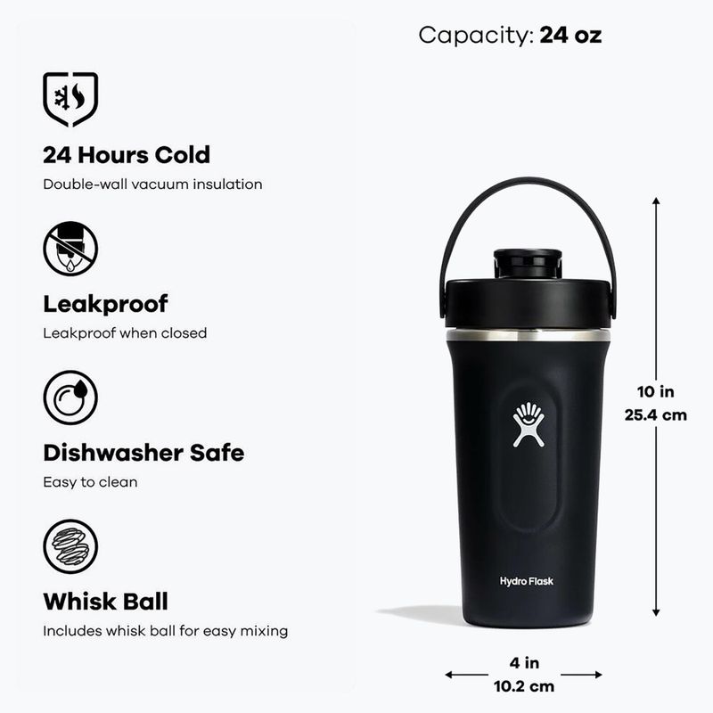 Shaker Hydro Flask Insulated Shaker 710 ml black 5