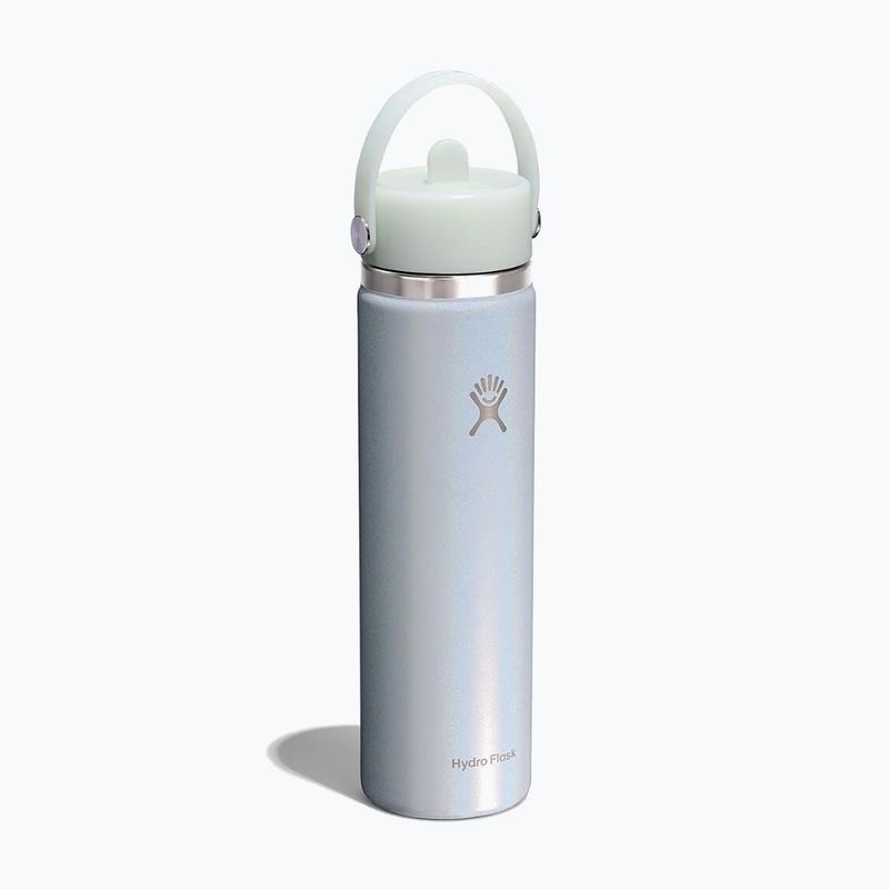 Borraccia termica Hydro Flask Wide Mouth with Flex Straw Cap 710 ml glimmer blue 2