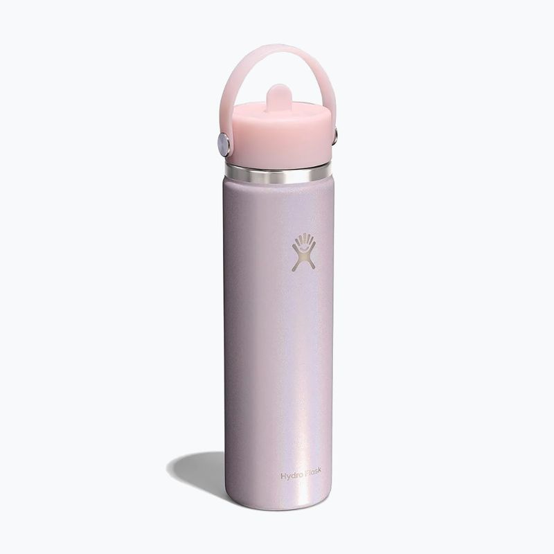 Borraccia termica Hydro Flask Wide Mouth with Flex Straw Cap 710 ml glimer pink 2