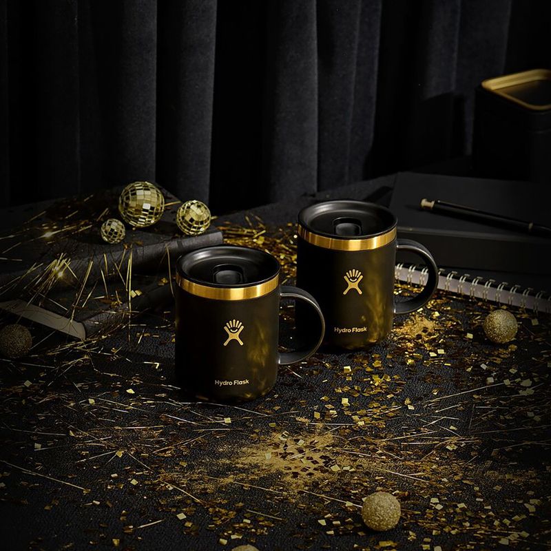 Set di 2 tazze termiche Hydro Flask 350 ml black tie 6