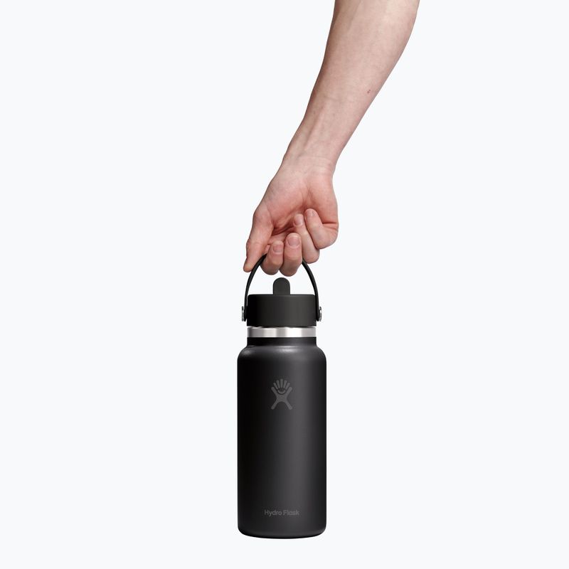 Borraccia termica Hydro Flask Wide Flex Straw 946 ml black 3