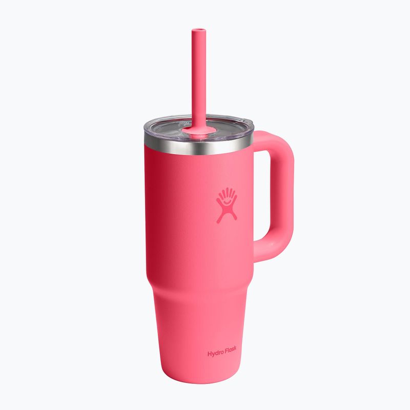 Tazza Hydro Flask Travel Tumbler Clear Lid 710 ml popstar pink 2