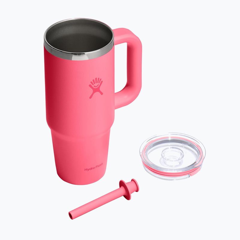 Tazza Hydro Flask Travel Tumbler Clear Lid 710 ml popstar pink 4