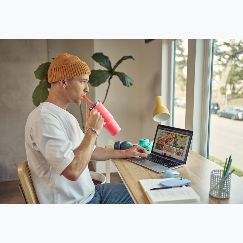 Tazza Hydro Flask Travel Tumbler Clear Lid 710 ml popstar pink 8