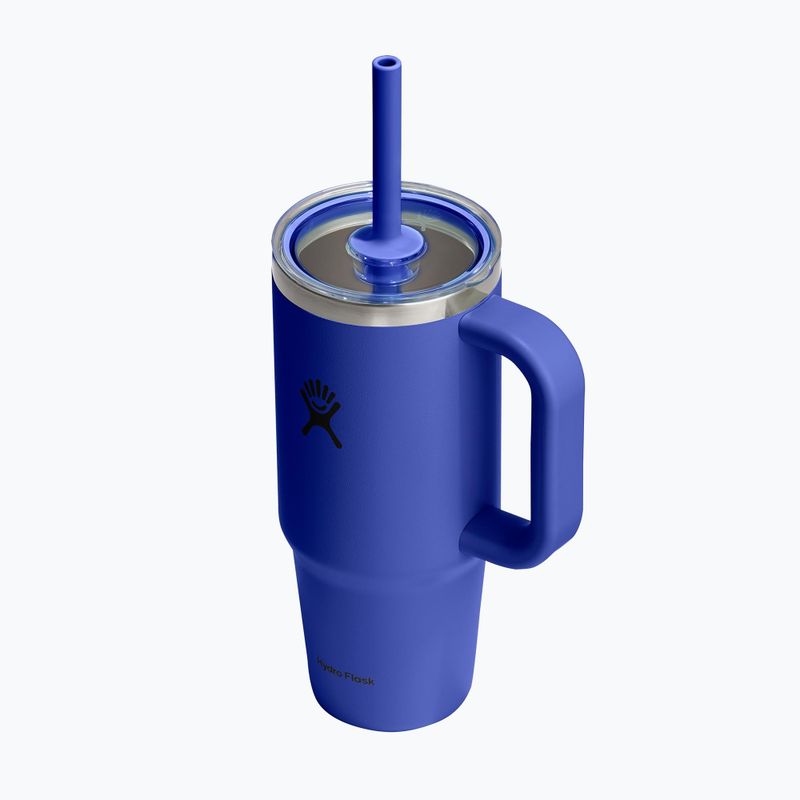 Tazza Hydro Flask Travel Tumbler Clear Lid 710 ml capri blue 3